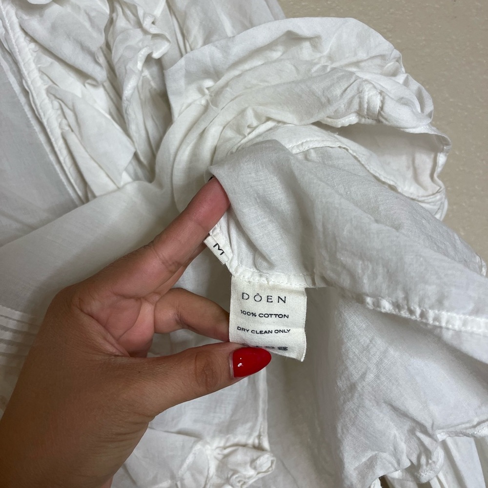 Doen White Ruffle Blouse - Picture 10 of 10
